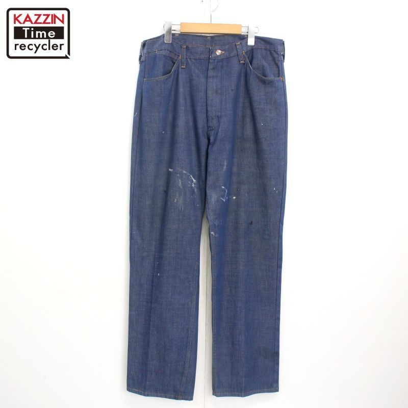 70s USA製 vintage Wrangler ブーツカット コットンポリエステル TALON