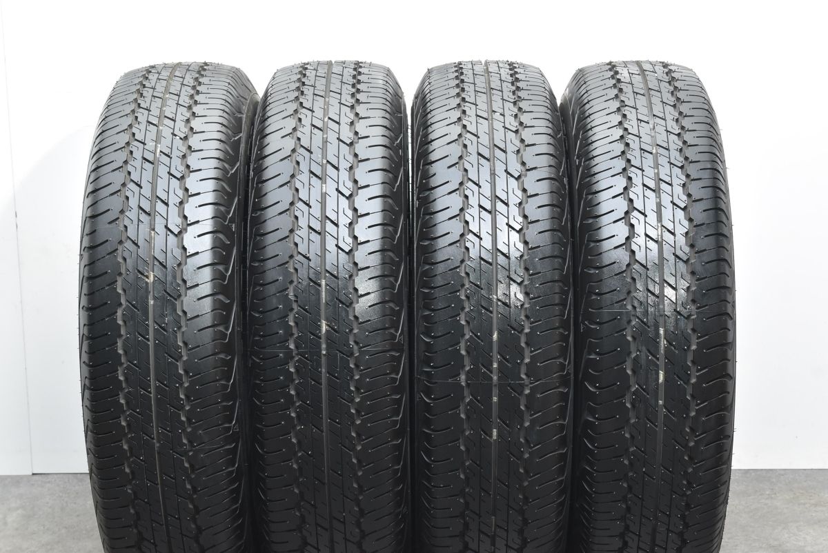新車外し 2022年製 ダンロップ グラントレック AT20 195/80R15 JB74 シエラ 純正 15インチ 5H 139.7 ガンメタ 4本セット 002 9 新車外し 2022年製 ダンロップ 2本 中古タイヤ 195&frasl;80R15ジムニーシエラ