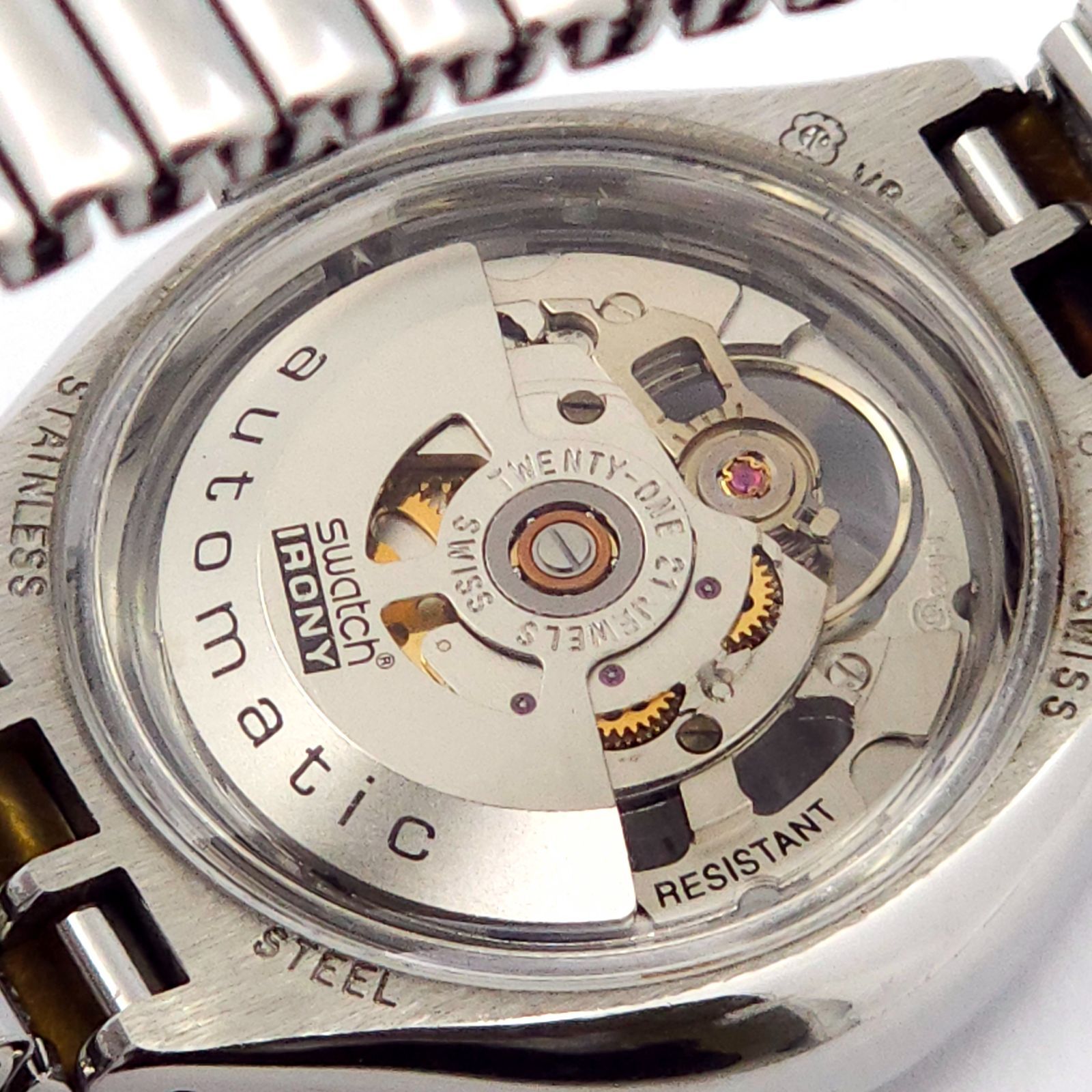 swatch スウォッチ IRONY 自動巻 動作品 両面スケルトン SWATCH