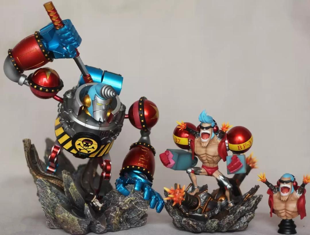 ワンピース フランキー&将軍 2体セット ガレージキット ワーコレフィギュア ワンピース フランキー&将軍 2体セット ガレージキット ワーコレ
