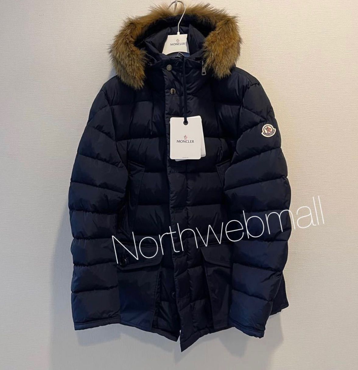 Moncler cluny Navy クルーニー モンクレール - メルカリ