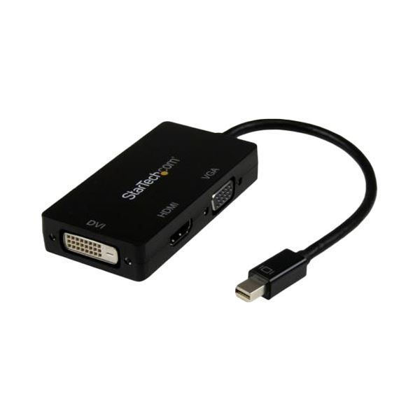 StarTech.com Mini DisplayPort-VGA DVI HDMI変換アダプタ MDP2VGDVHD 1個