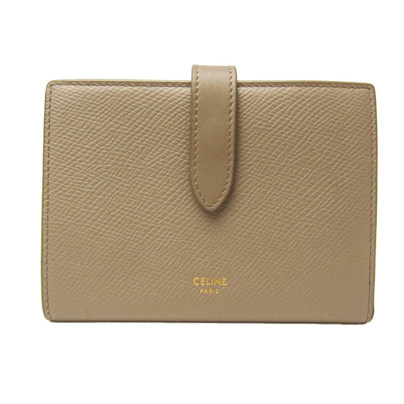 CELINE セリーヌ 二つ折り財布 メンズグレージュ（CELINE