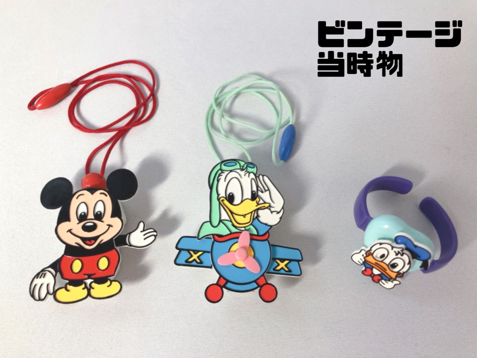レトロミッキーと仲間たち 陶器 置物 ビンテージ | レトロ雑貨