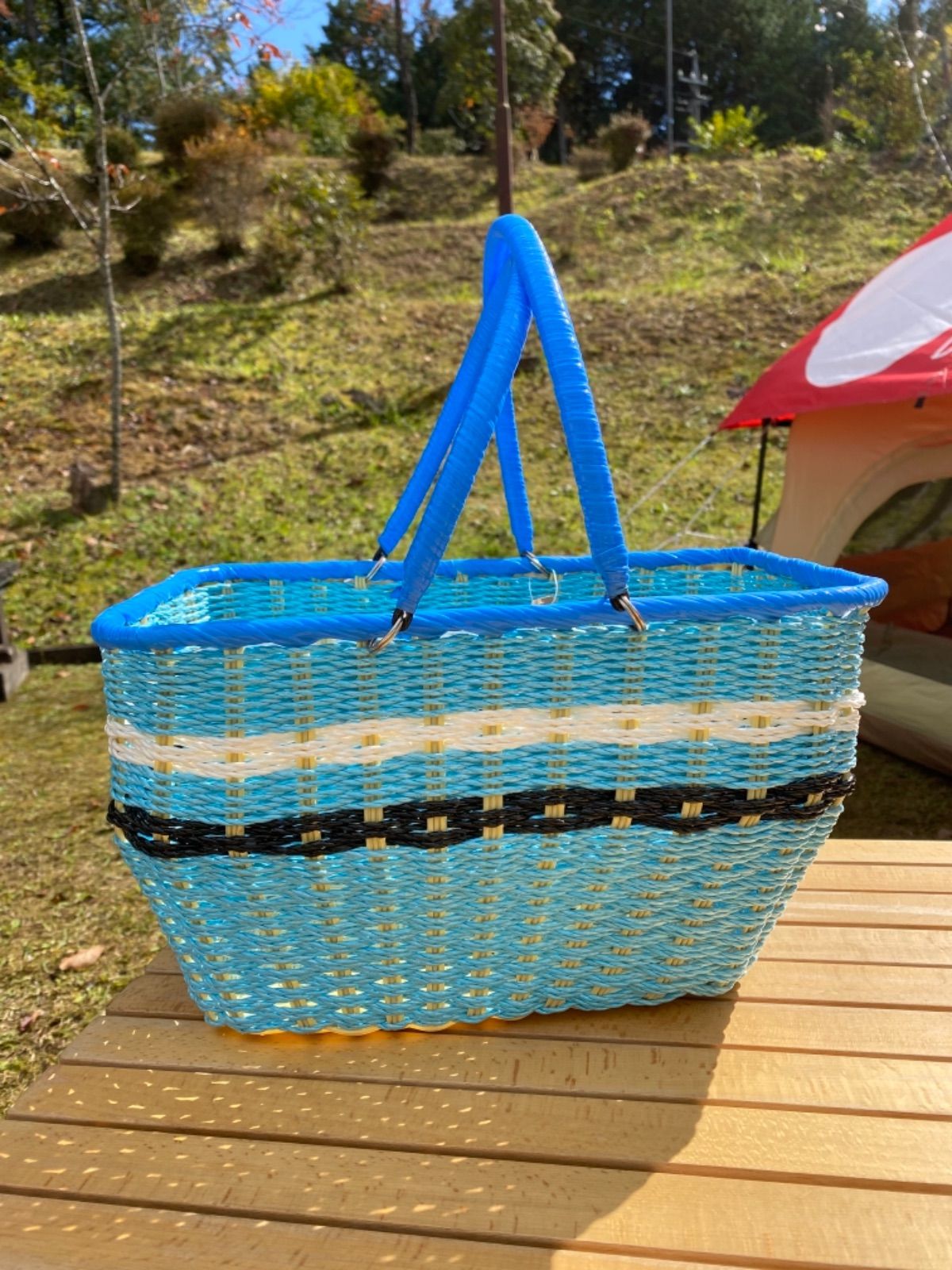 昭和レトロ お買い物カゴ 新品 - メルカリ