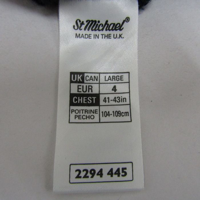マークスアンドスペンサー レトロセーター トップス 長袖 セントマイケル 英国製 メンズ 4サイズ ネイビー Marks & Spencer マークスアンドスペンサー レトロセーター トップス 長袖 セント