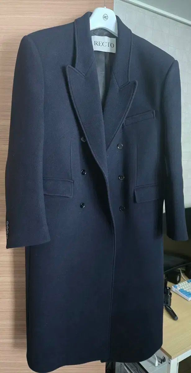 レクト ロバート フェルト コート ネイビー Lサイズ