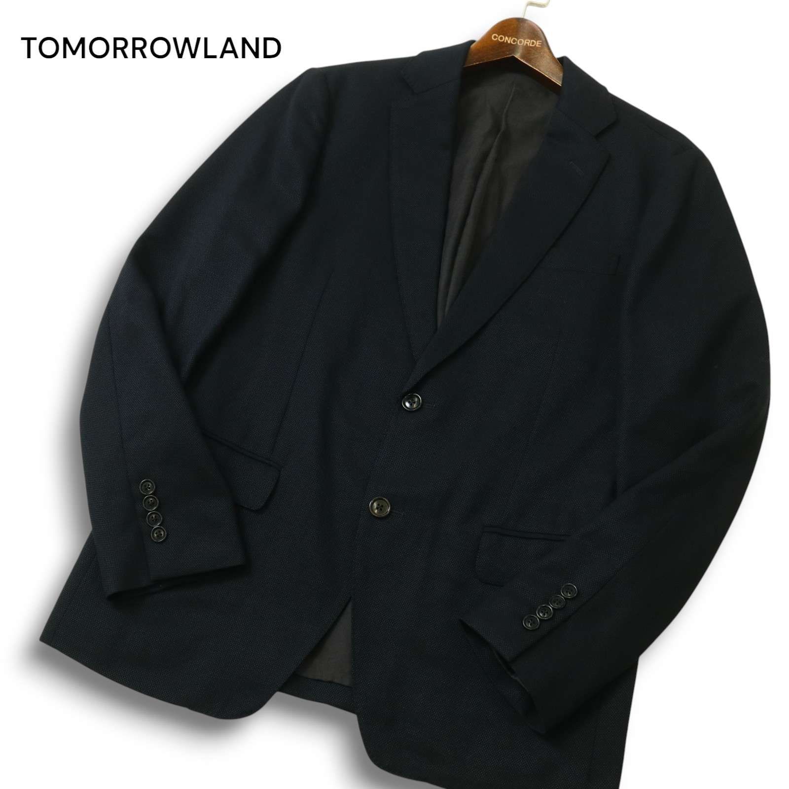 TOMORROWLAND トゥモローランド 通年 ウール シルク混☆ アンコン 