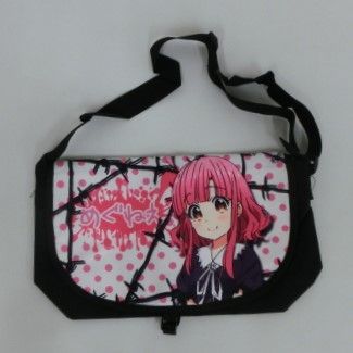 ★激レア ミニ メッセンジャーバッグ 一番くじきゅんキャラわーるど グッズ付き TAKA45-03】◇がっこうぐらし！ メッセンジャーバッグ めぐねえ