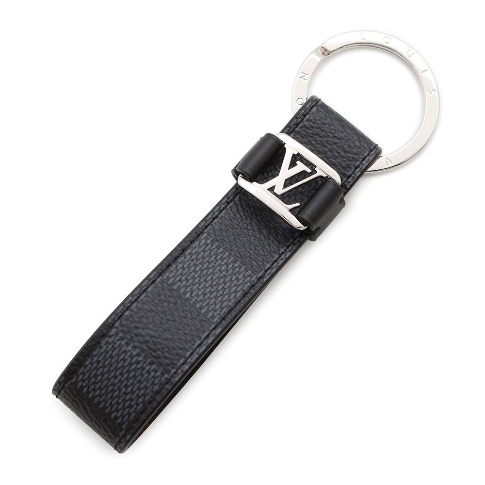 美品✨ルイヴィトン キーリング ダミエ ポルトクレ ドラゴンヌ フィット LOUIS VUITTON（ルイ・ヴィトン） ダミエ グラフィット ポルトクレ
