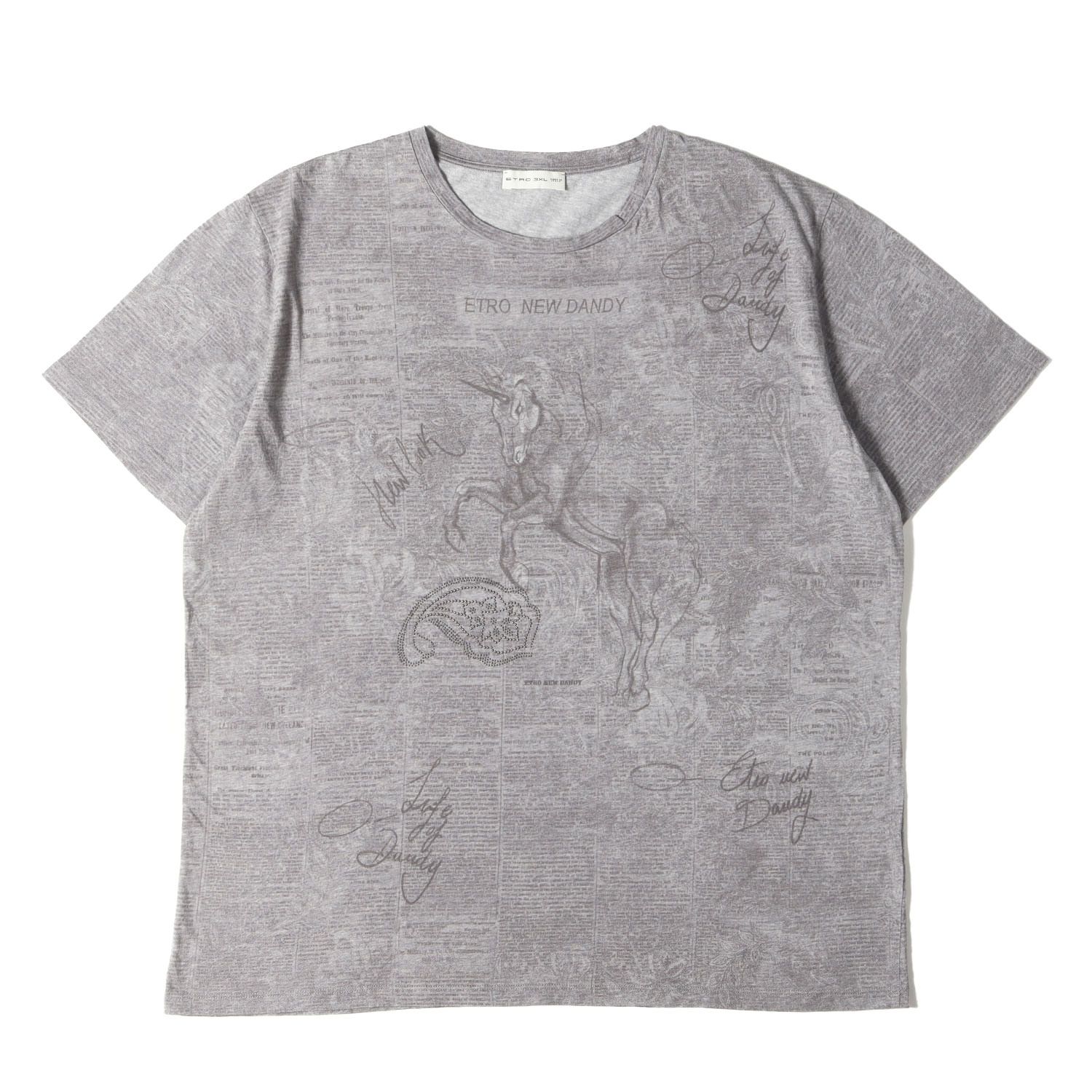 美品】ETRO エトロ Tシャツ サイズ:XXXL / ビーズペイズリー