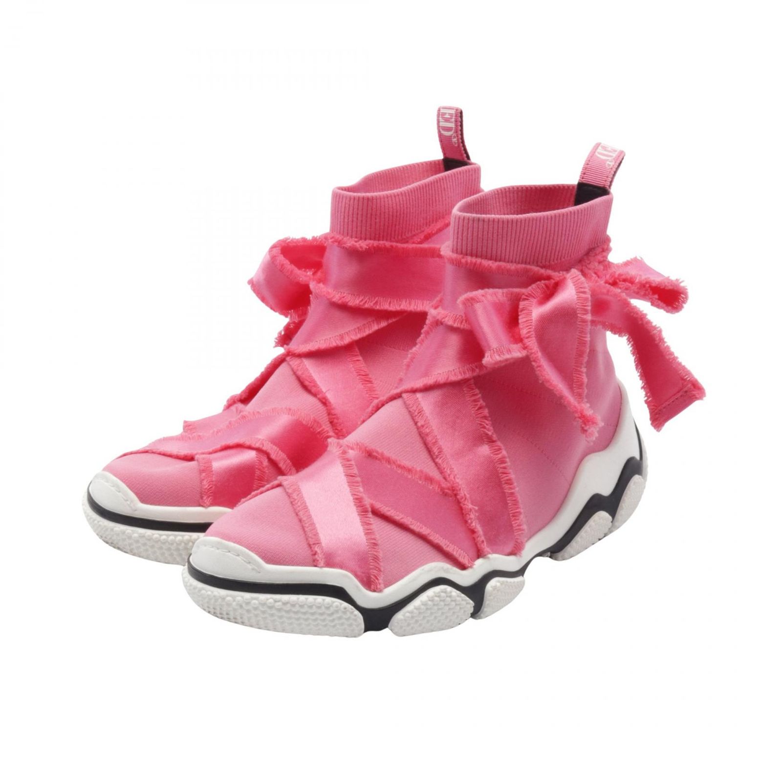 ヴァレンチノ Valentino スニーカー ソックス ピンク その他 リボン 