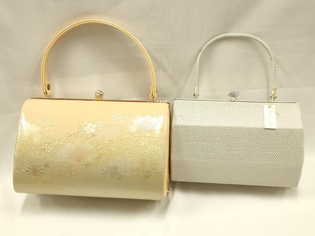 キンワシ印和装小物 平和屋着物▽和装小物 和装バッグ2点セット ハンドバッグ 金鷲