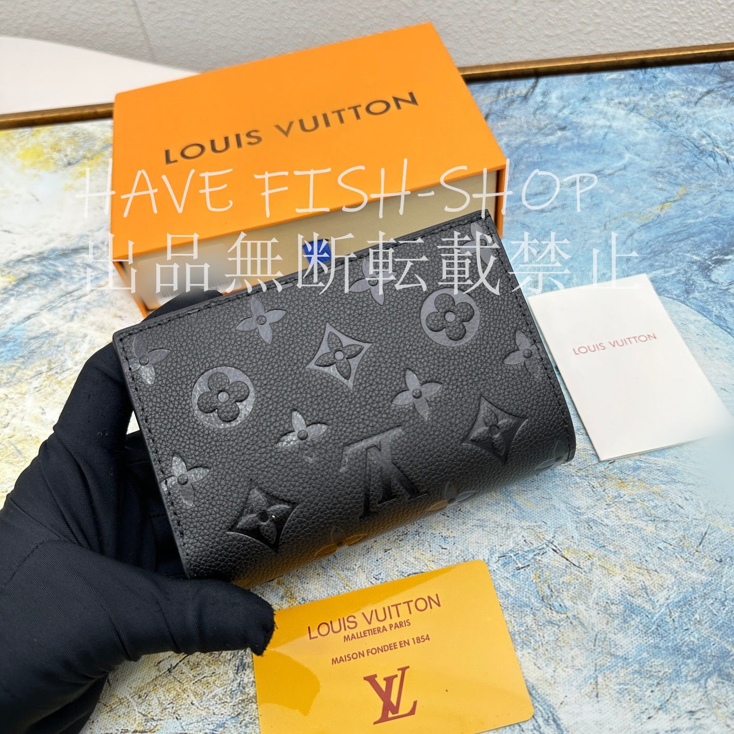 人気☆》Louis Vuitton ルイヴィトン 財布 コンパクト アンプラント ポルトフォイユ クレア 黒 折り財布 - メルカリ