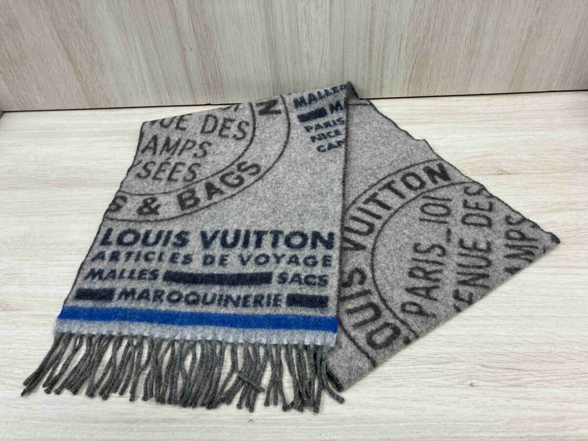 LOUIS VUITTON エシャルプ トランク スタンプス マフラー