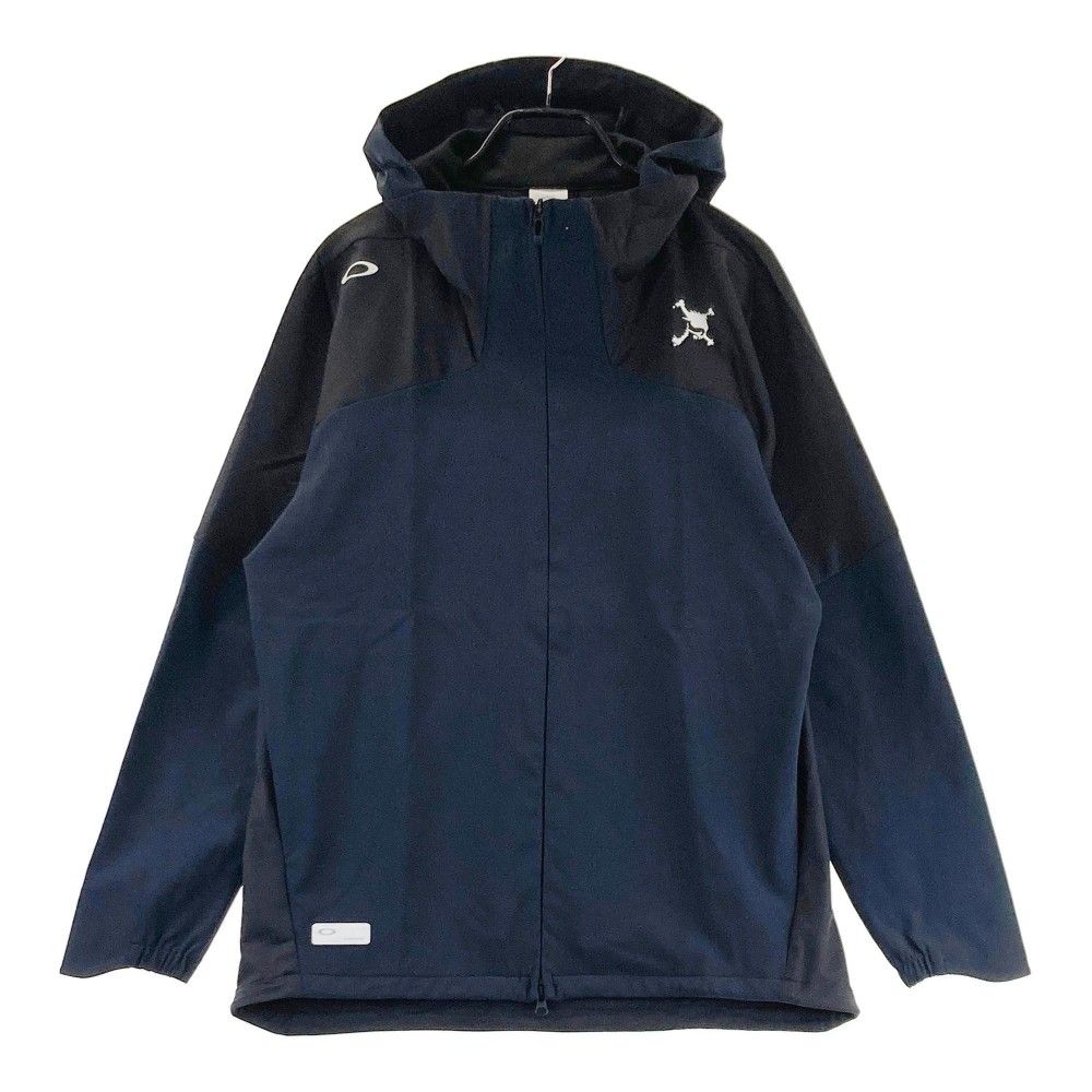 サイズ：XL OAKLEY オークリー FOA406909 2024年モデル フード付き ジップジャケット スカル  ブラック系 [240101294829] ゴルフウェア メンズ ストスト