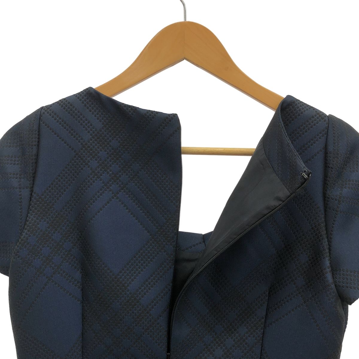 JIL SANDER NAVY / ジルサンダーネイビー | チェック タック