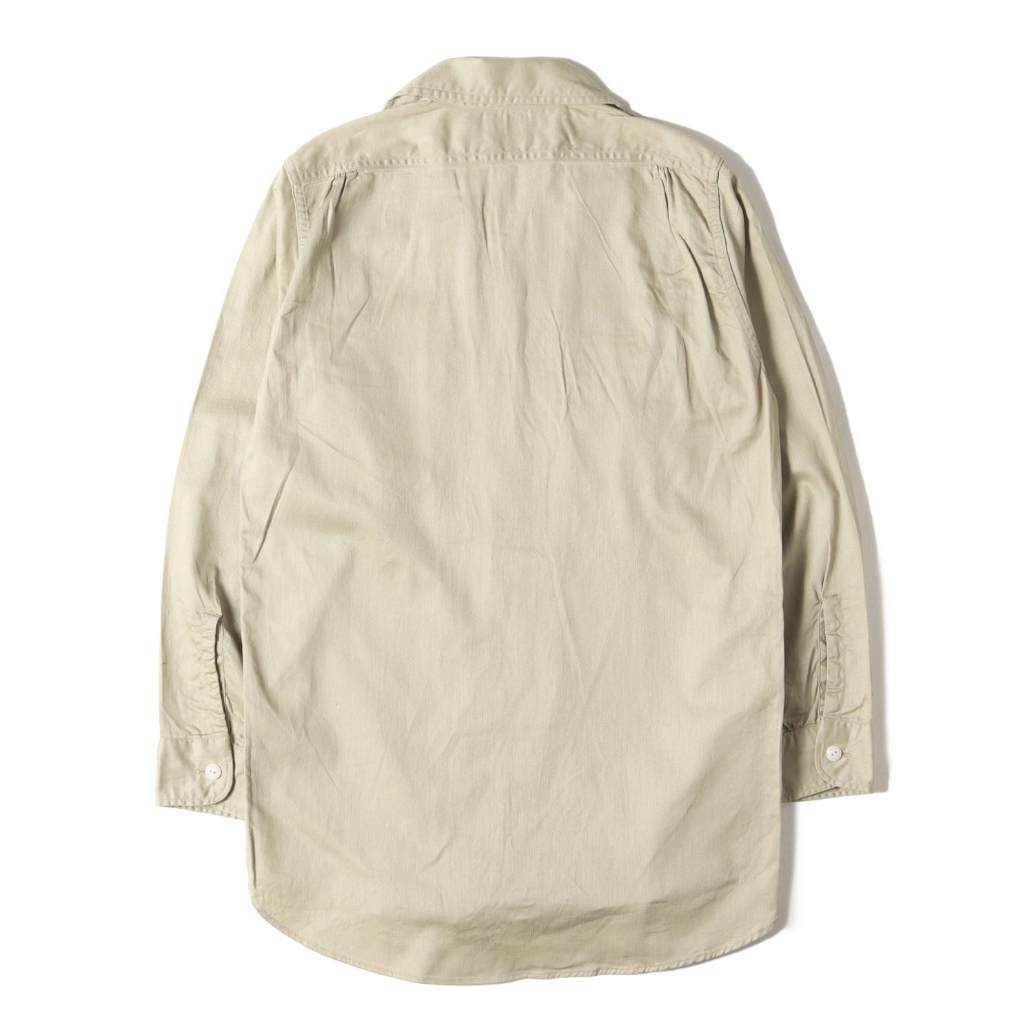 美品】At LAST&CO アットラスト シャツ ベージュ サイズ:14 | コットン  