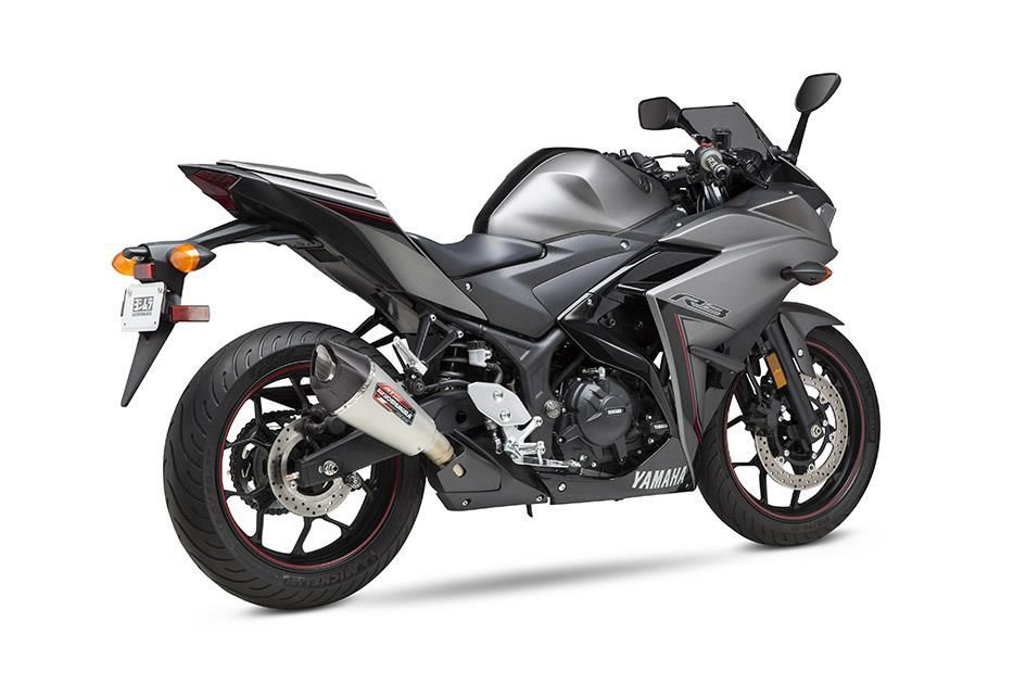 Yoshimura ヨシムラ USA AT2 ストリート スリップオン ステンレス マフラー ヤマハ MT-03 YZF-R3 2015～2021