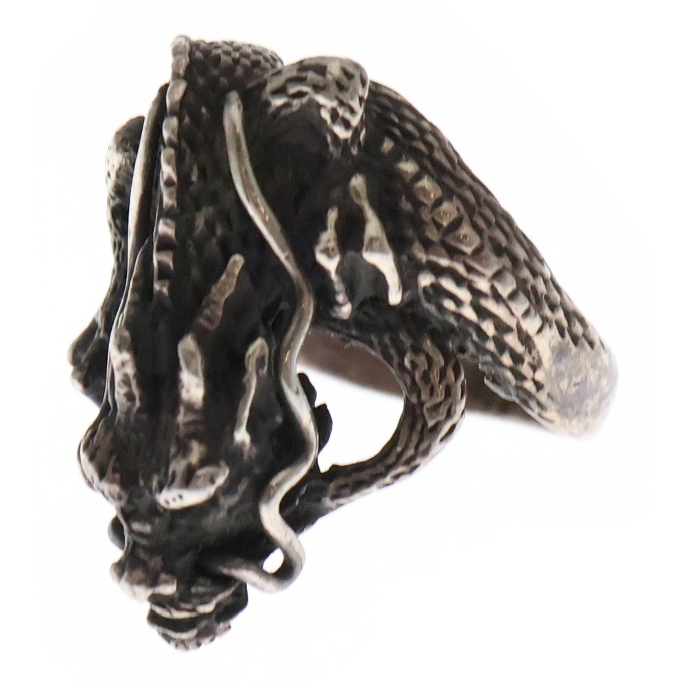 CRAZY PIG (クレイジーピッグ) チャイニーズドラゴンリング シルバー