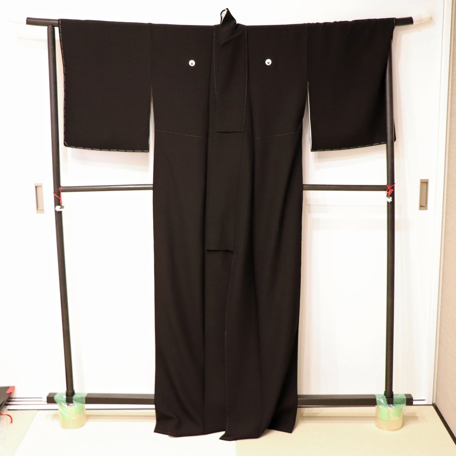 正絹・喪服・五つ紋・着物・帯・セット・No.180609-46・梱包サイズ60 正絹・喪服・五つ紋・着物・帯・セット・No.180609-46・梱包サイズ60