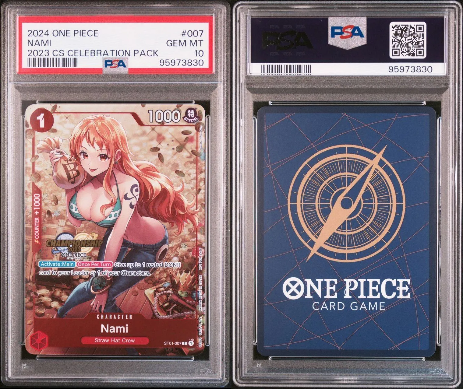 2022 ONE PIECE ナミ #007 GEM MT 10 2022 ONE PIECE ナミ #007 GEM MT 10 2022 ONE PIECE ナミ #007