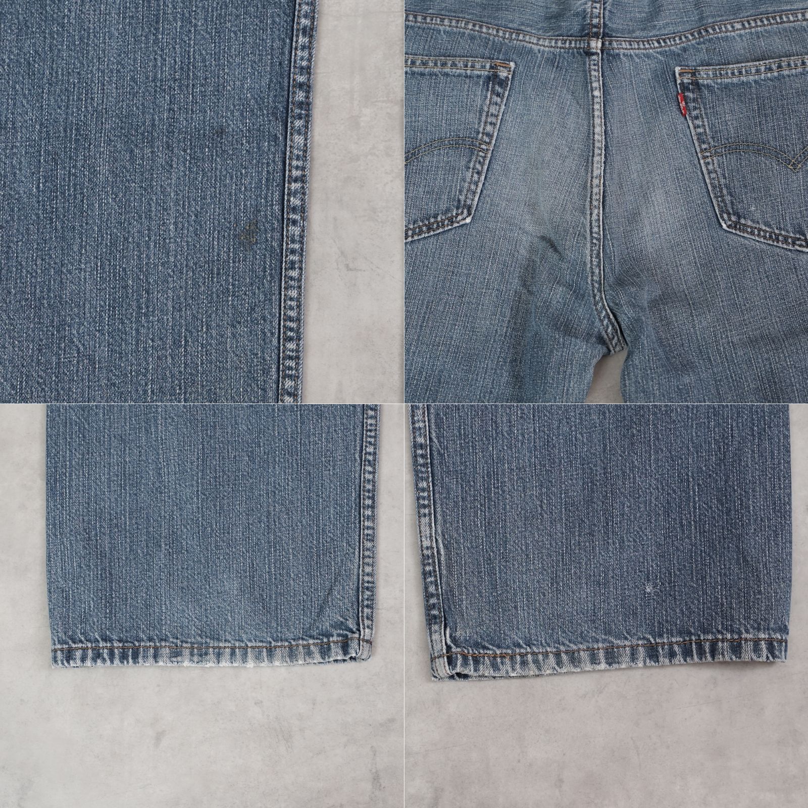 リーバイス569 Levis W36 ブルーデニム 青 ヒゲ 縦落ち 14597 リーバイス569 Levis W36 ブルーデニム 青 ヒゲ 縦落ち 14607