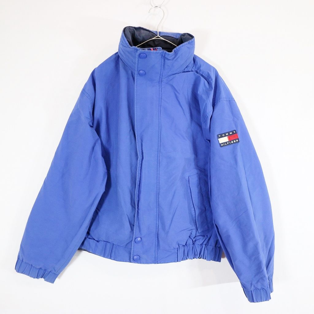 90s TOMMY HILFIGER リバーシブル フーデッド MA-1 希少 公式通販 90s 