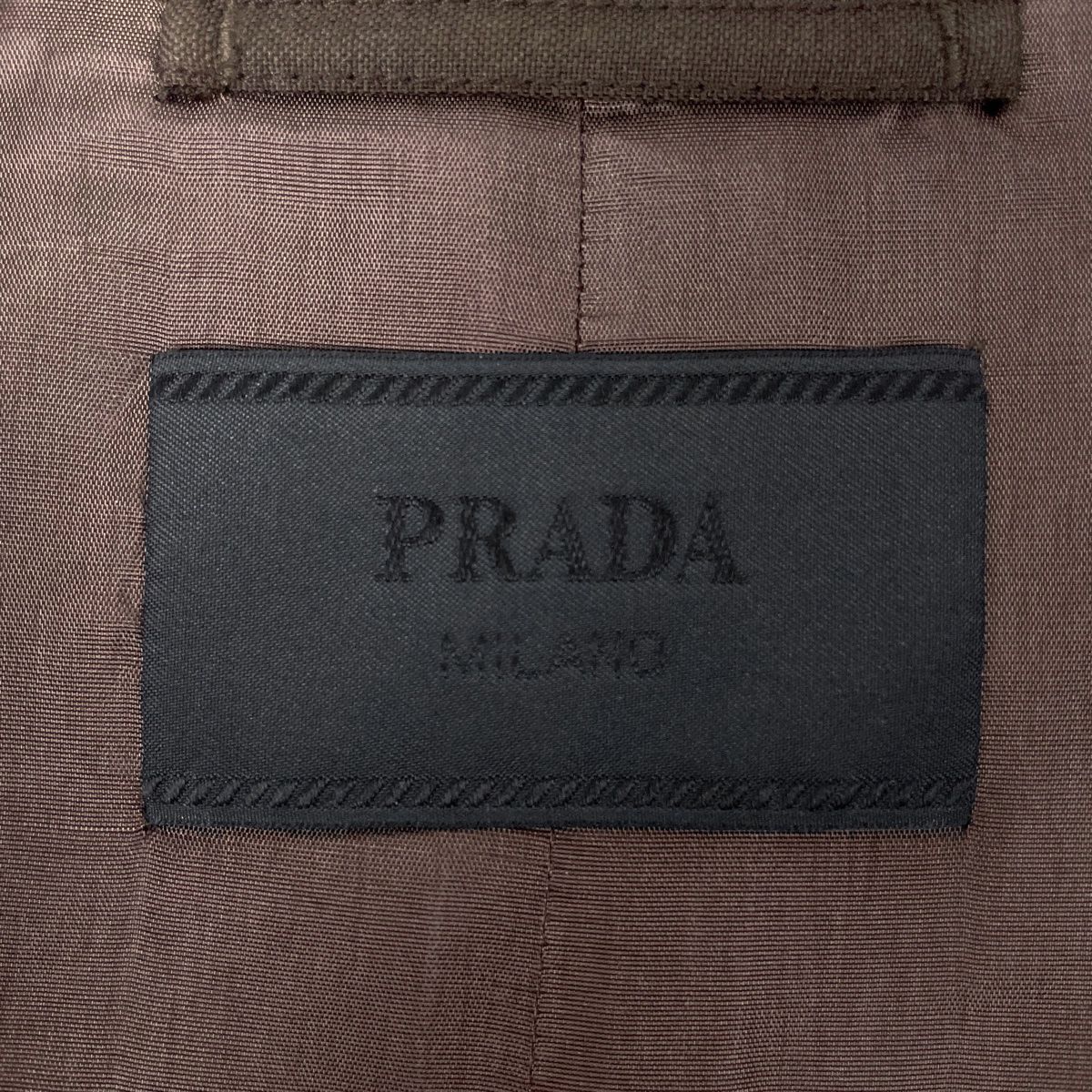 美品】PRADA プラダ ステンカラーコート ブラウン末長く愛用して頂ける