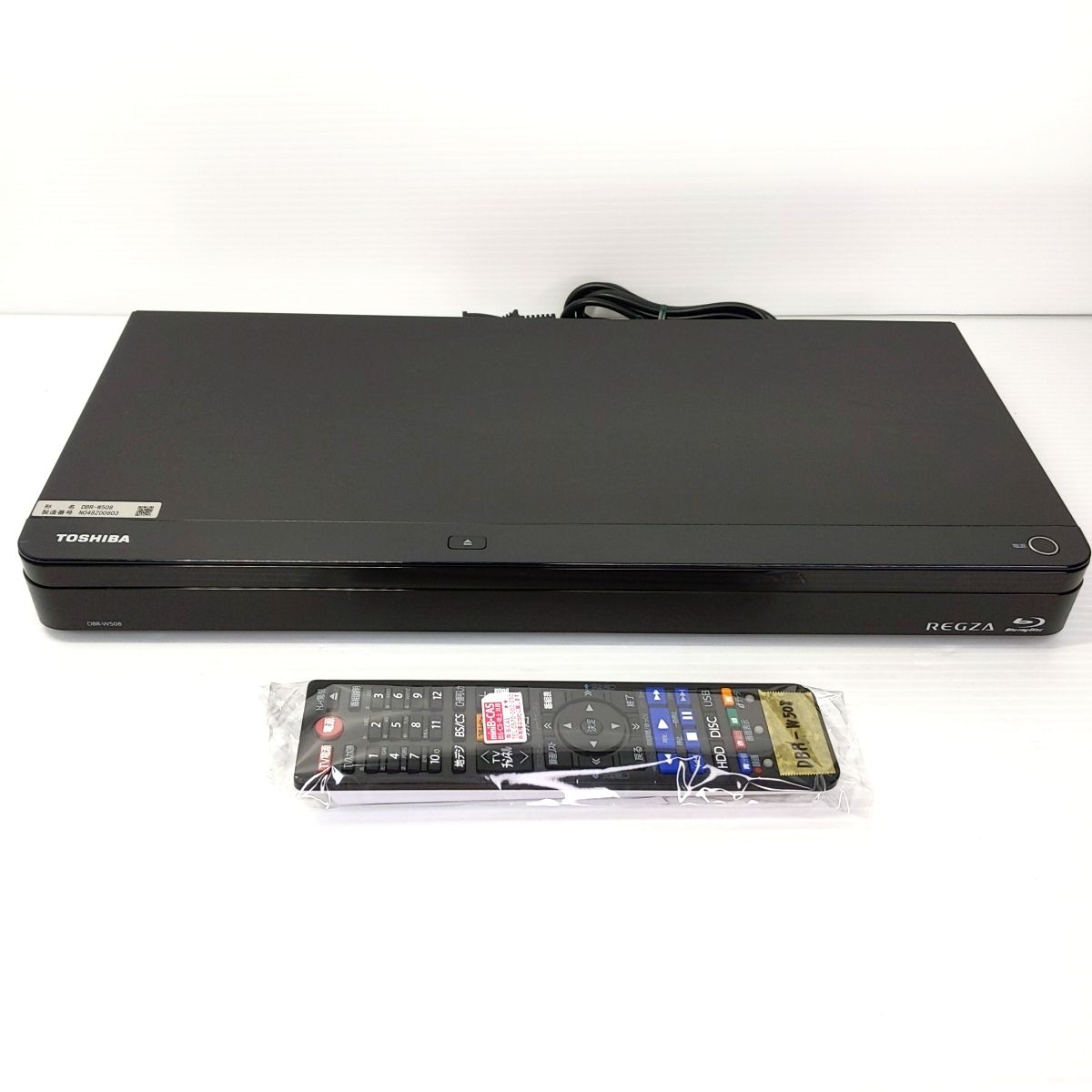 中古品】TOSHIBA 東芝 REGZA 500GB 2チューナー ブルーレイレコーダー DBR-W508 2018年製〇YR-52119〇 -  メルカリ