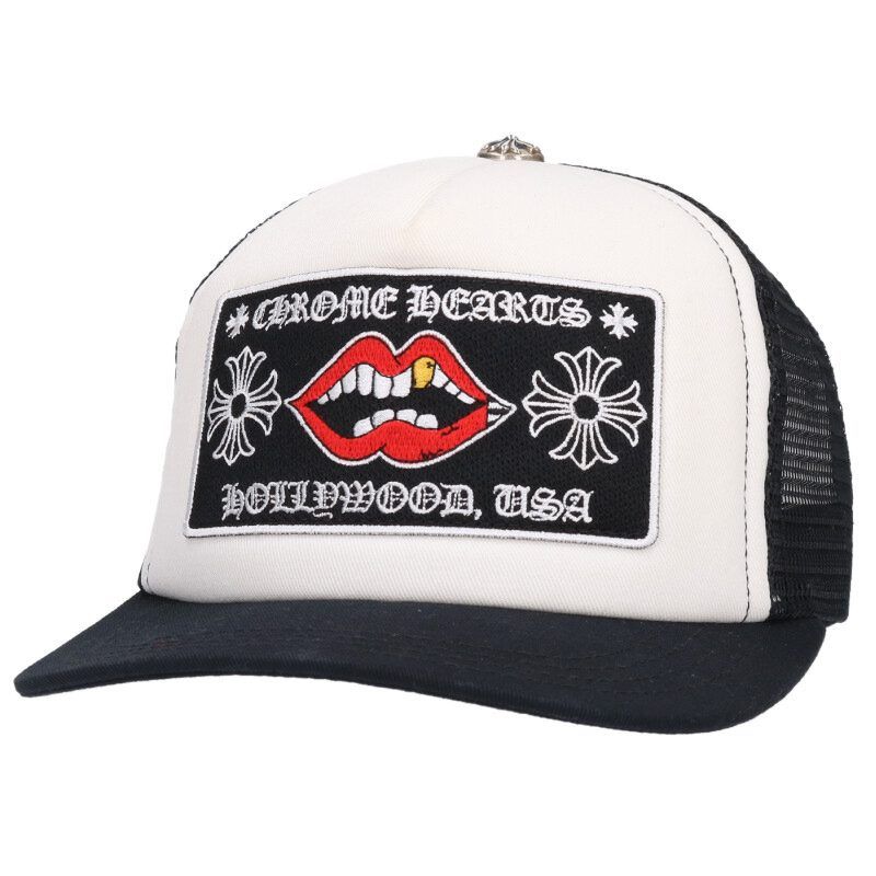 クロムハーツ CHOMPER TRUCKER CAP トラッカーキャップ チョンパーパッチメッシュ帽子 メンズ ONE SIZE