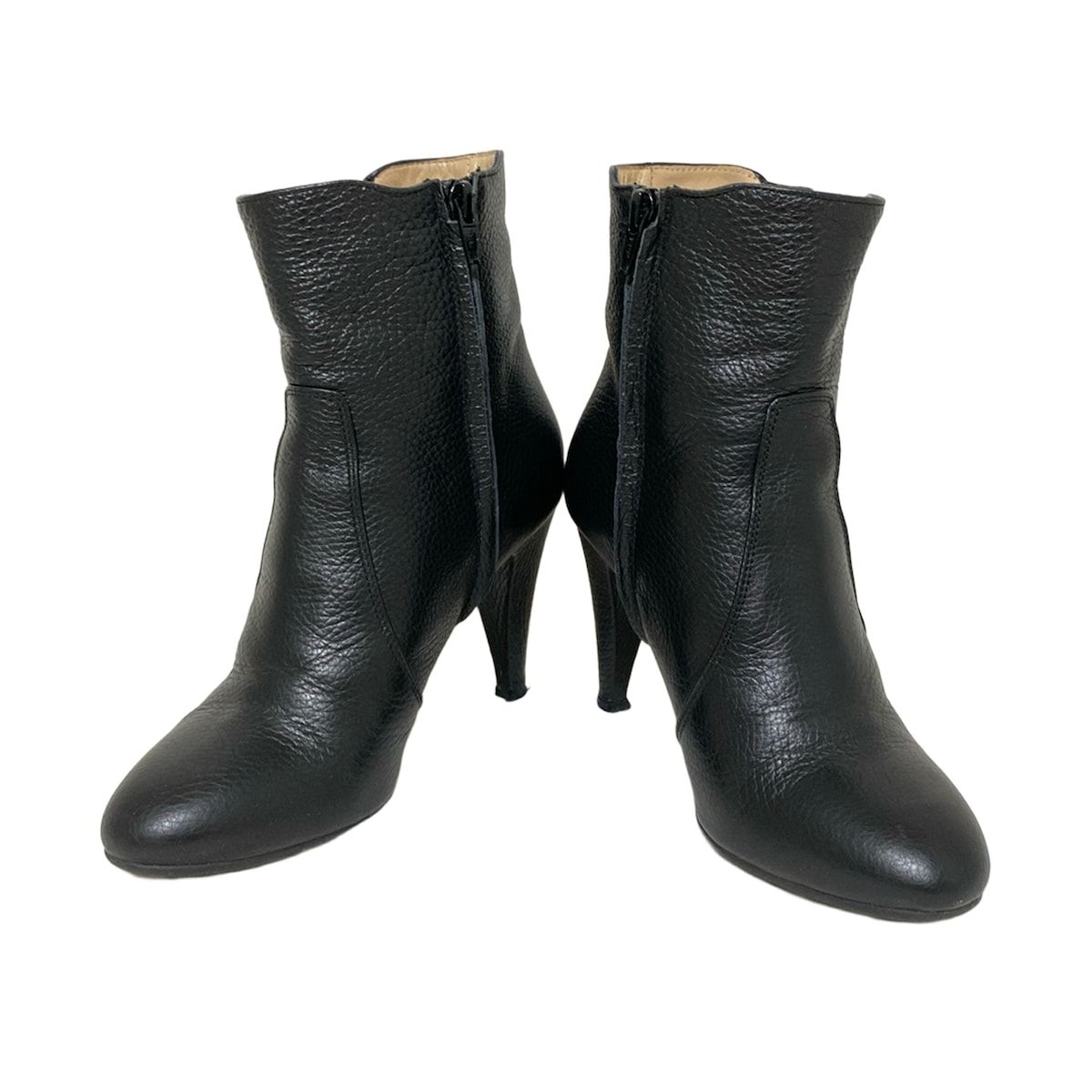 【品薄】 ALESSANDRO DELL ACQUA アレッサンドロデラクア ショートブーツ 37 レディース - 黒 レザー