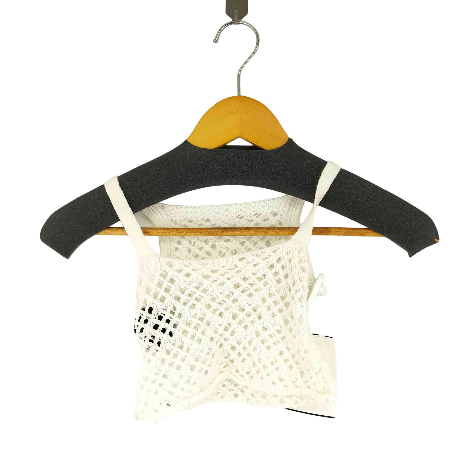 フミカウチダ FUMIKA UCHIDA mesh knit bratopカットソー