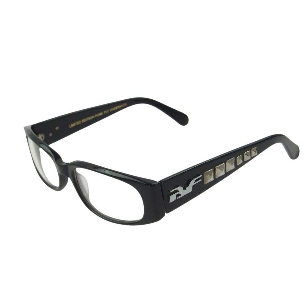 BLACK FLYS ブラックフライ スタッズテンプル メガネ 眼鏡 ブラック系