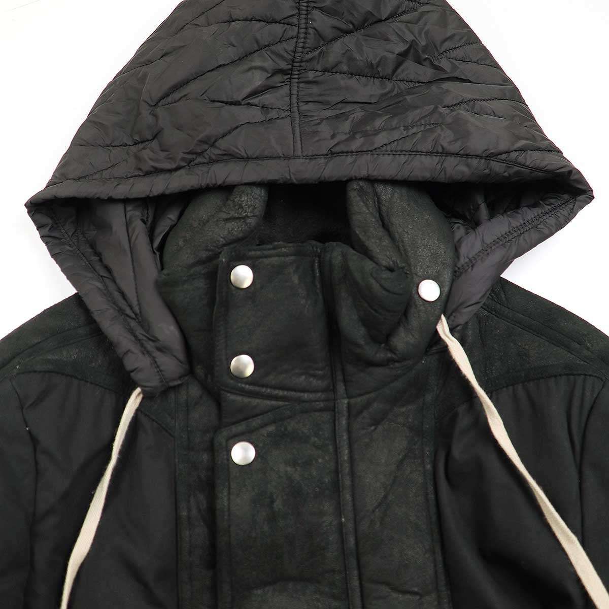 Rick Owens リックオウエンス 19AW Dustulator Jacket レザーコンビ 