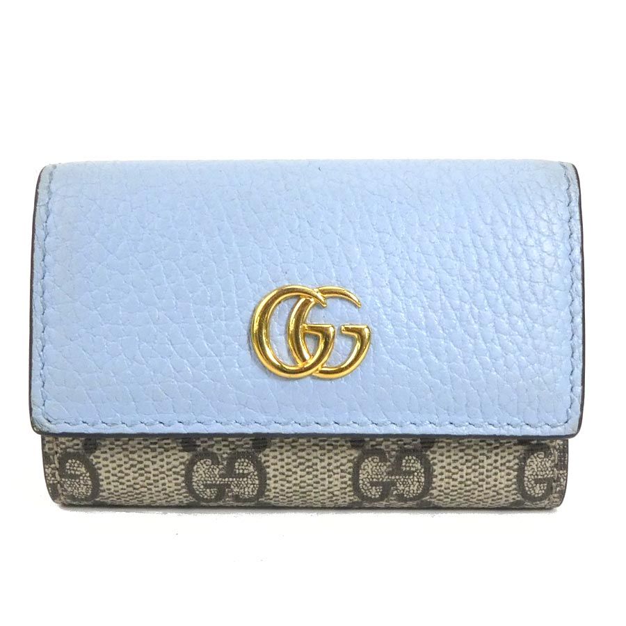 グッチ GUCCI キーケース GGマーモント 456118 - メルカリ