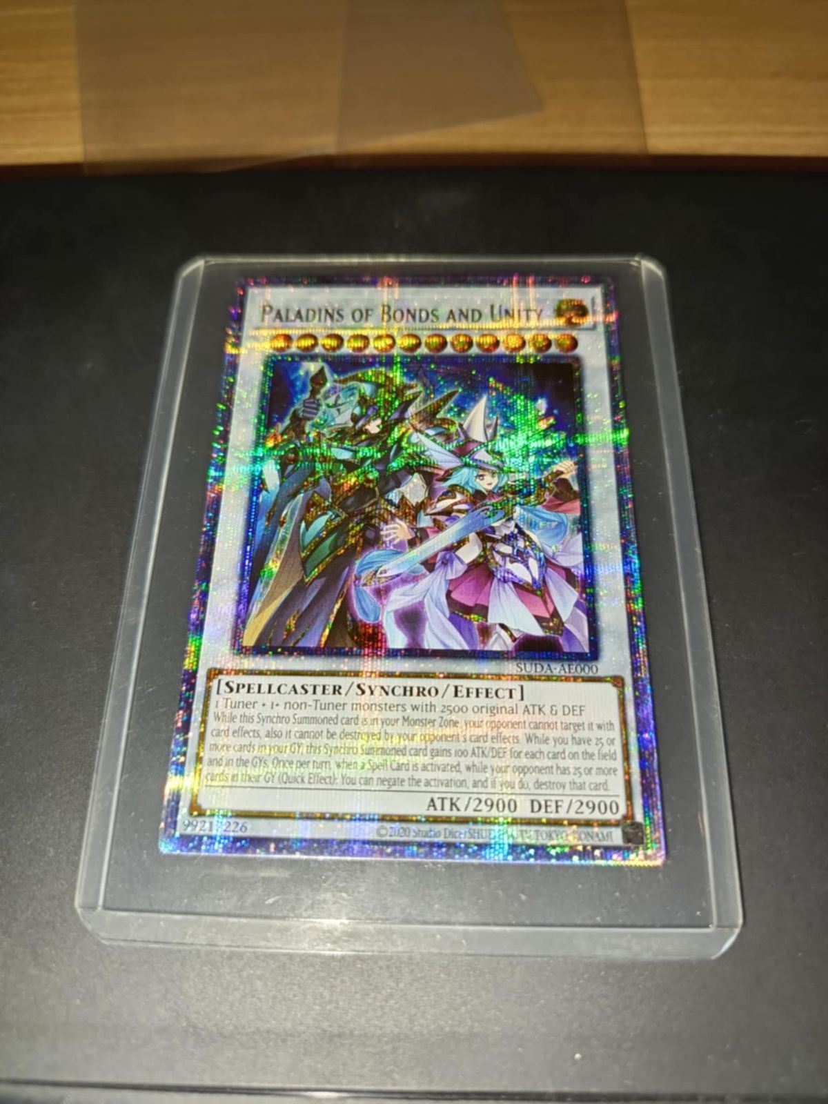 遊戯王 結束と絆の魔導師 緑 25thシークレットレア アジア版 PSA10 結束と