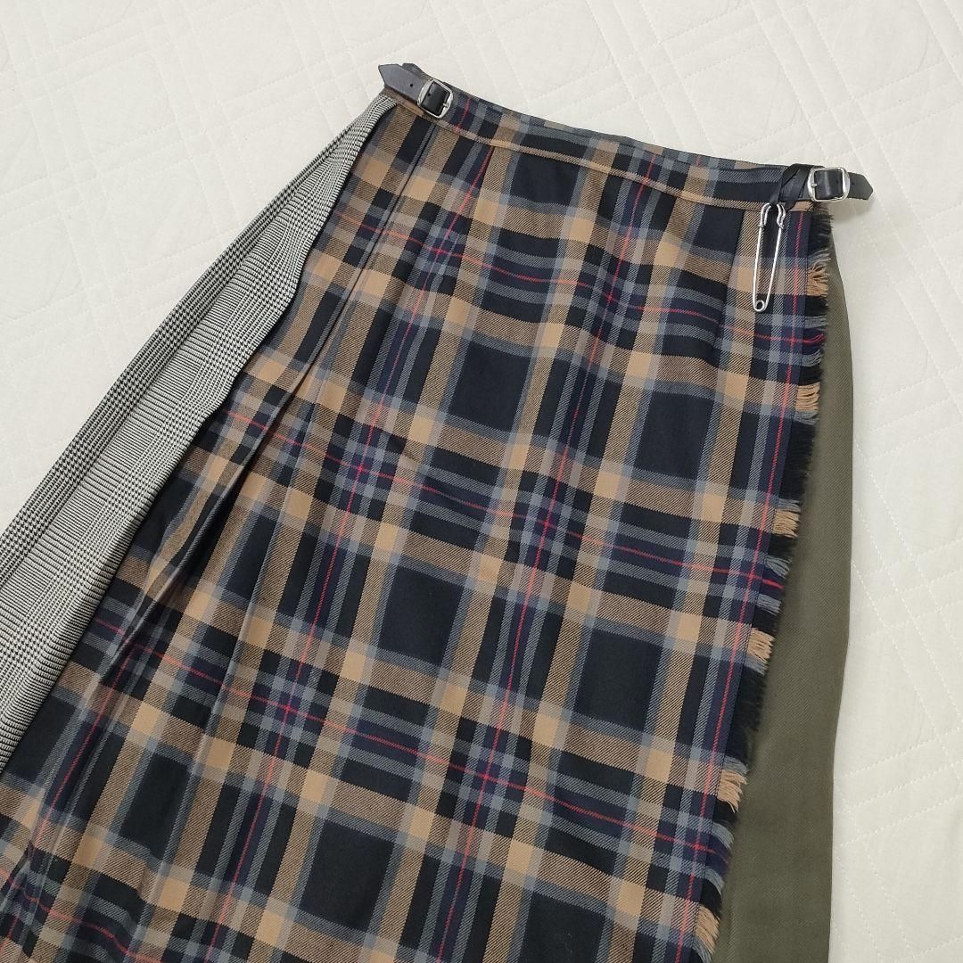O'NEIL of DUBLIN チェック柄ロングスカート GB10 オニールオブ