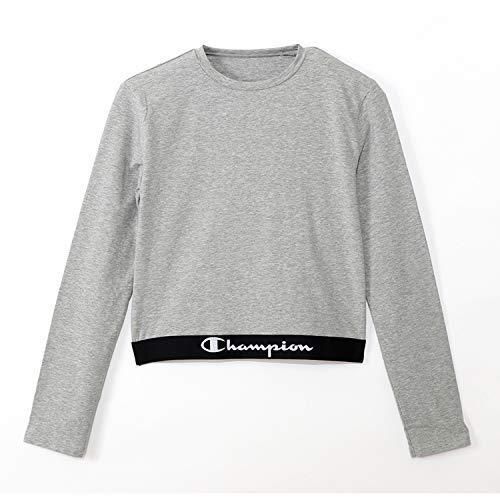 チャンピオン(Champion) クルーネックロングTシャツ CW4-Q501 レディース オックスフォードグレー Mサイズ