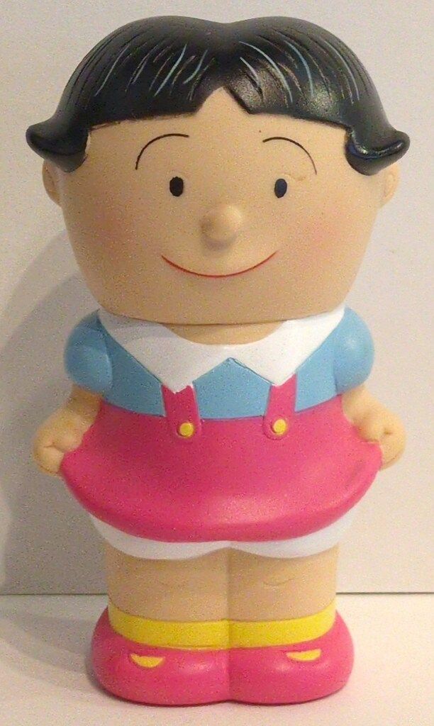 長谷川町子美術館 貯金箱 サザエさん ワカメちゃん 105mm - メルカリ