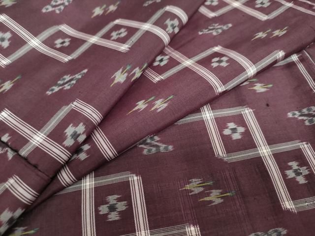 平和屋着物●本場琉球絣　正絹　逸品　DAAV4952ud 平和屋着物○本場琉球絣 正絹 逸品 DAAV4952ud