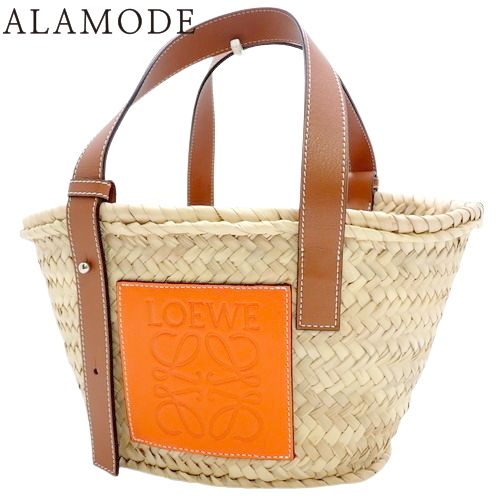 LOEWE ロエベ カゴバッグ かごバッグ オレンジ ロエベ かごバッグ