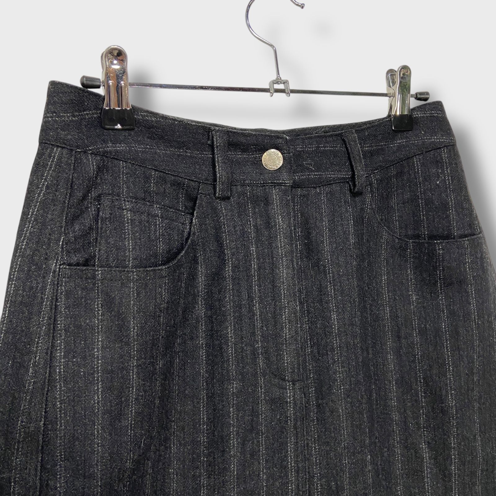 ☆90s☆DKNY☆ダナキャランニューヨーク☆USA製☆ピンストライプウール 