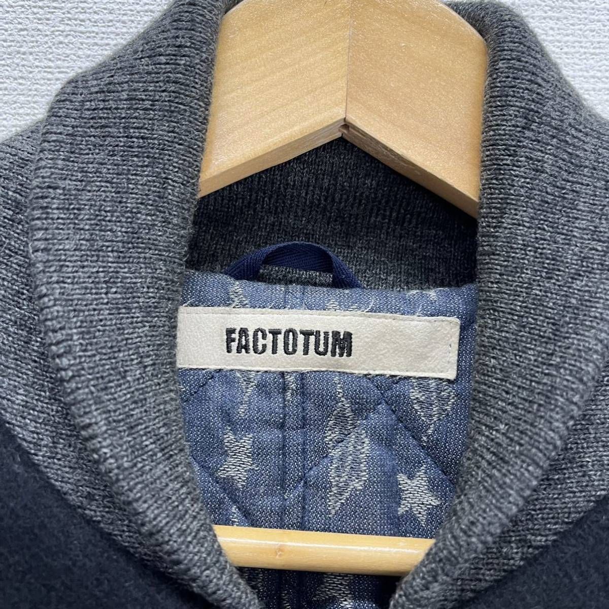 FACTOTUM ファクトタム 01020324 レザー スタジアムジャケット