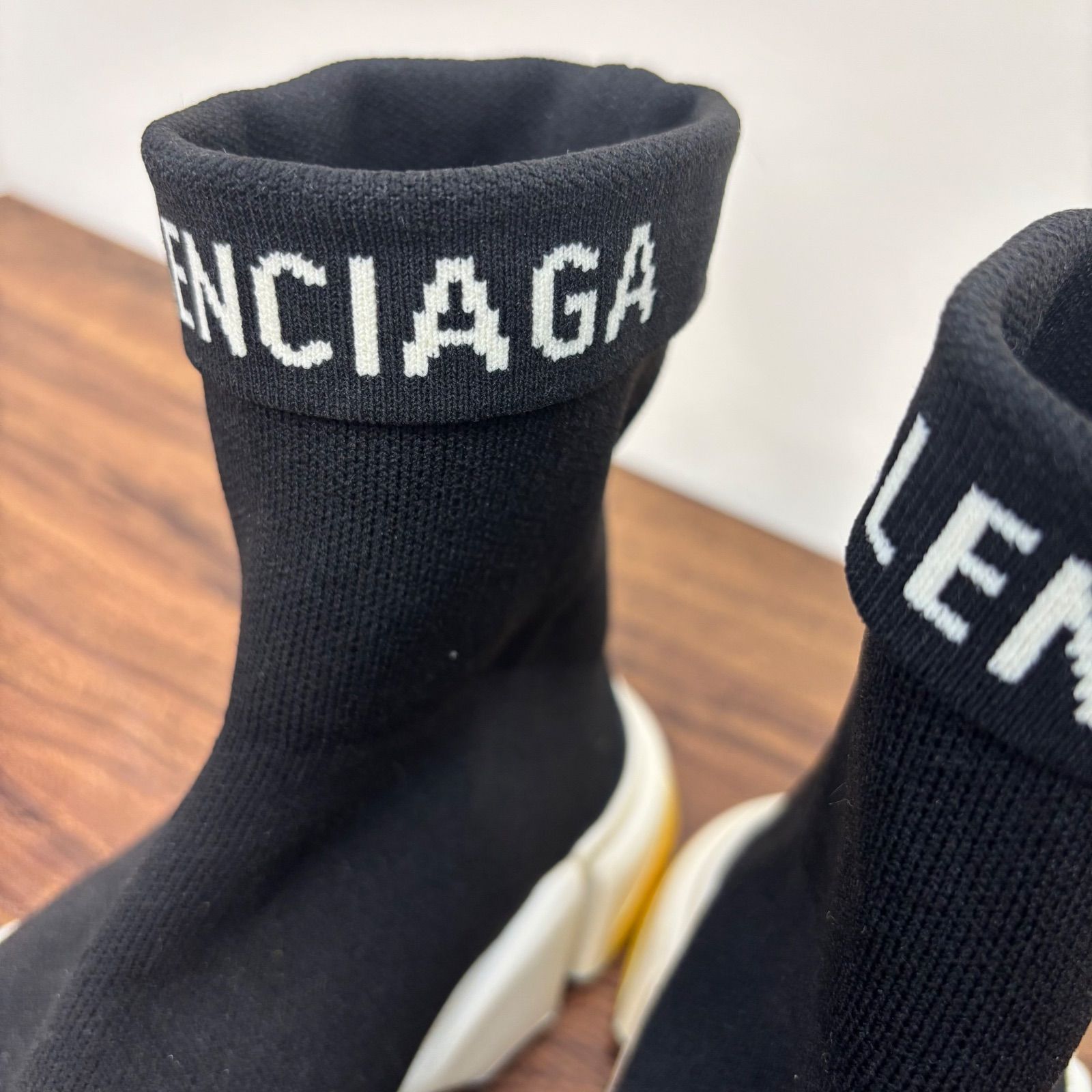 b)BALENCIAGA バレンシアガ シューズ ソックススニーカー スピード