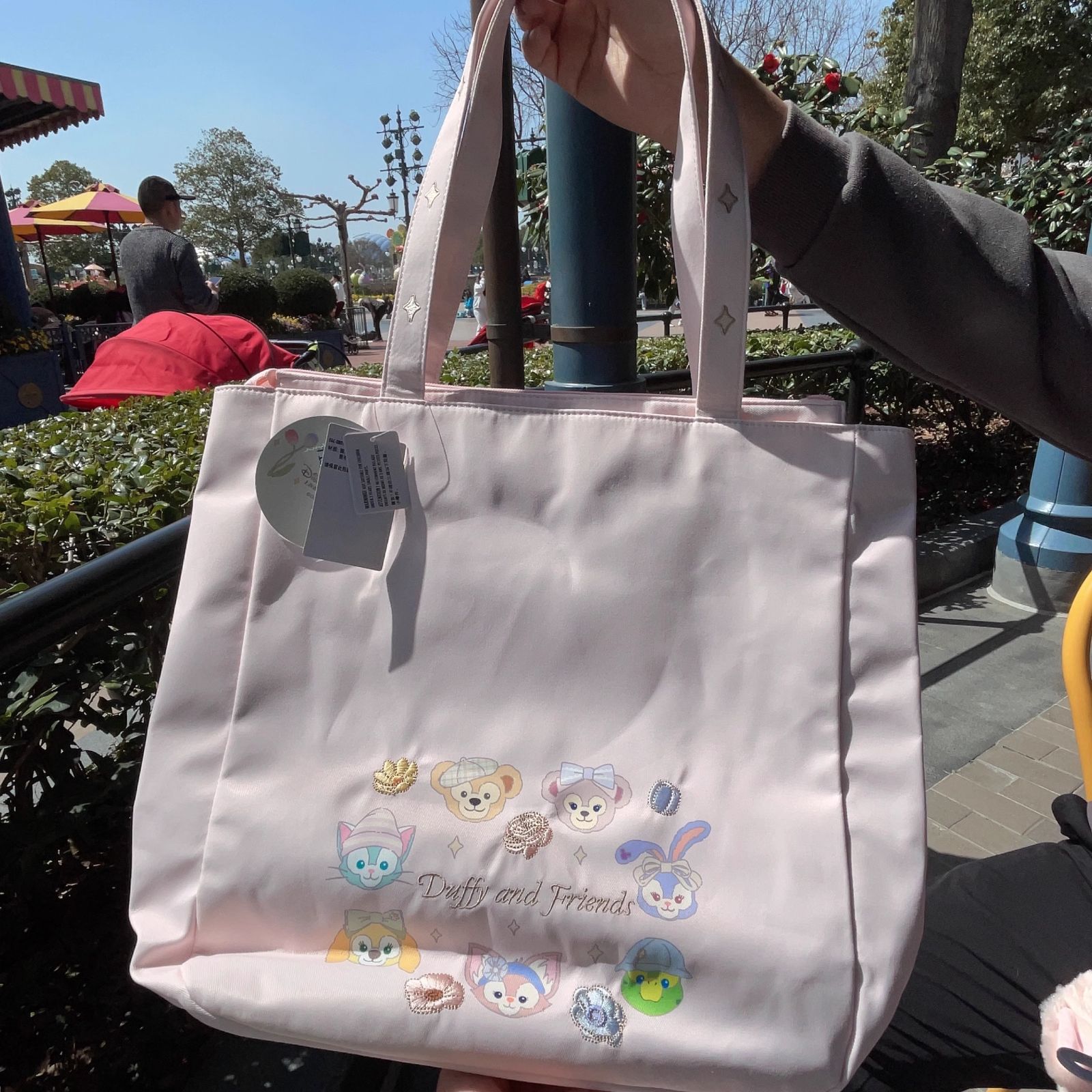 即日発送 ディズニー 24春日 トートバッグ 刺繍 上海