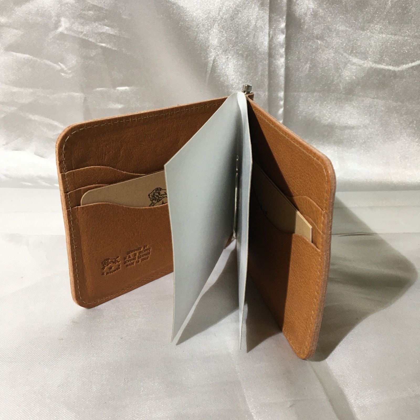 IL BISONTE COWHIDE MONEY CLIP WALLET イルビゾンテ マネークリップ