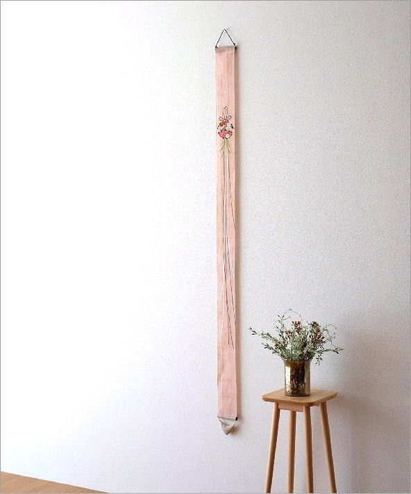 おひな様 タペストリー 三連 「桜花雛」 雛小物 つるし雛タペストリー