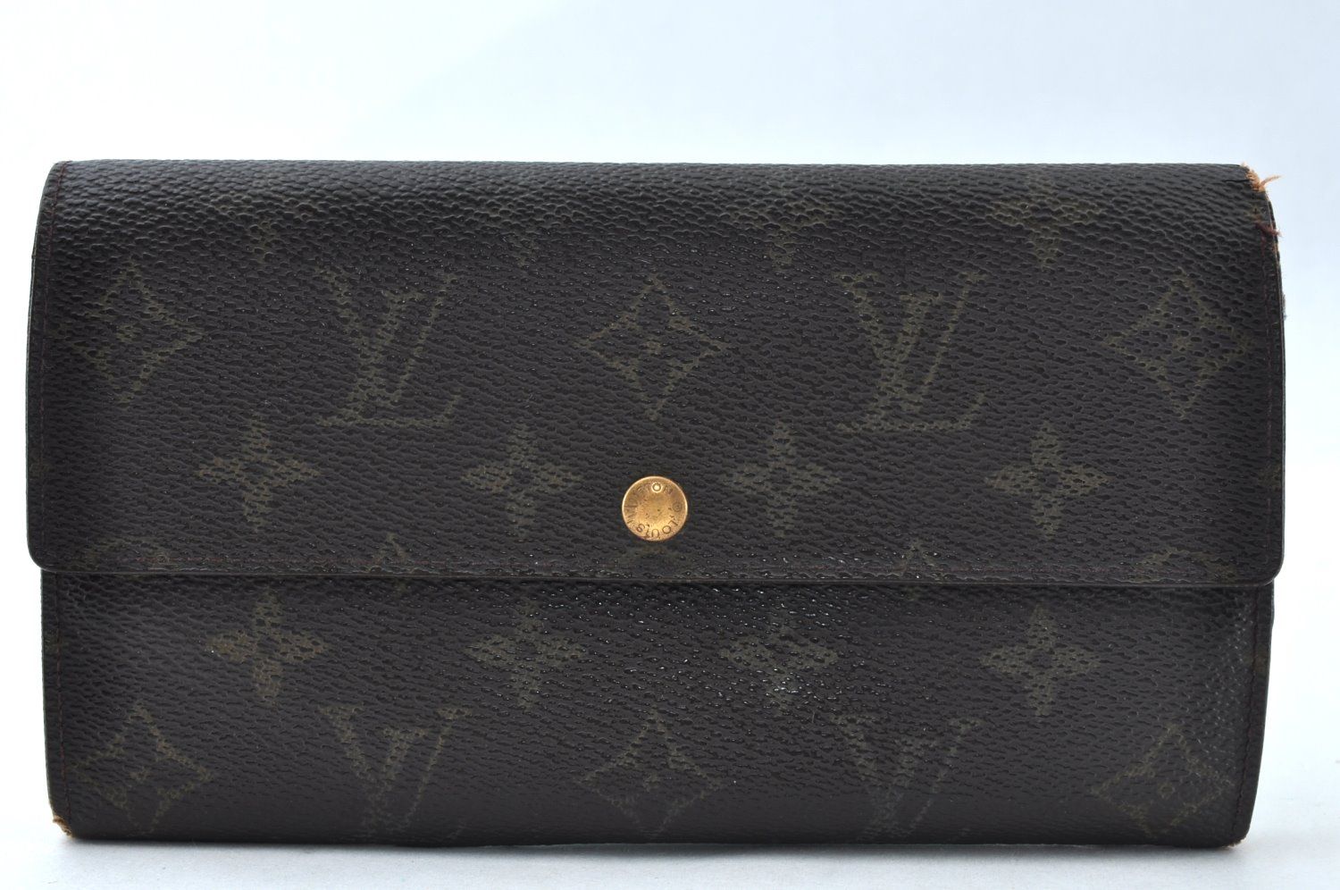 LOUIS VUITTON ルイヴィトンモノグラム ポルトモネクレディ長財布 ルイヴィトン ポルトモネ クレディ モノグラム 長財布