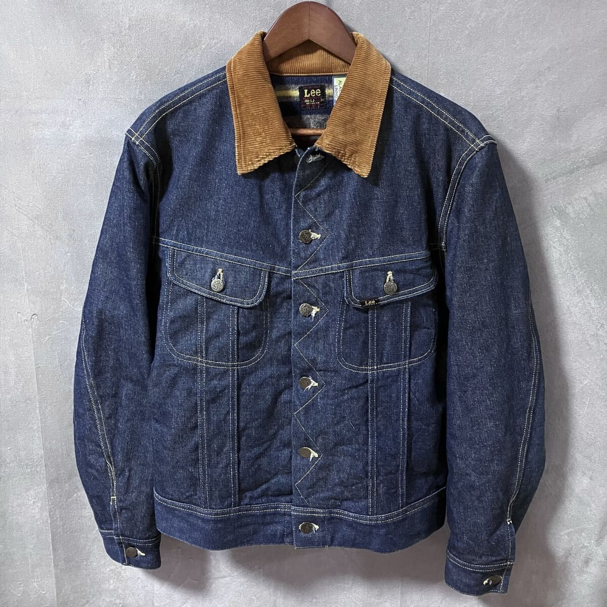 LEE THE ARCHIVES リー アーカイブス 101-LJ 1950 s 復刻 1119 Alaskan Lining ストームライダー デニムジャケット size.38 L インディゴ